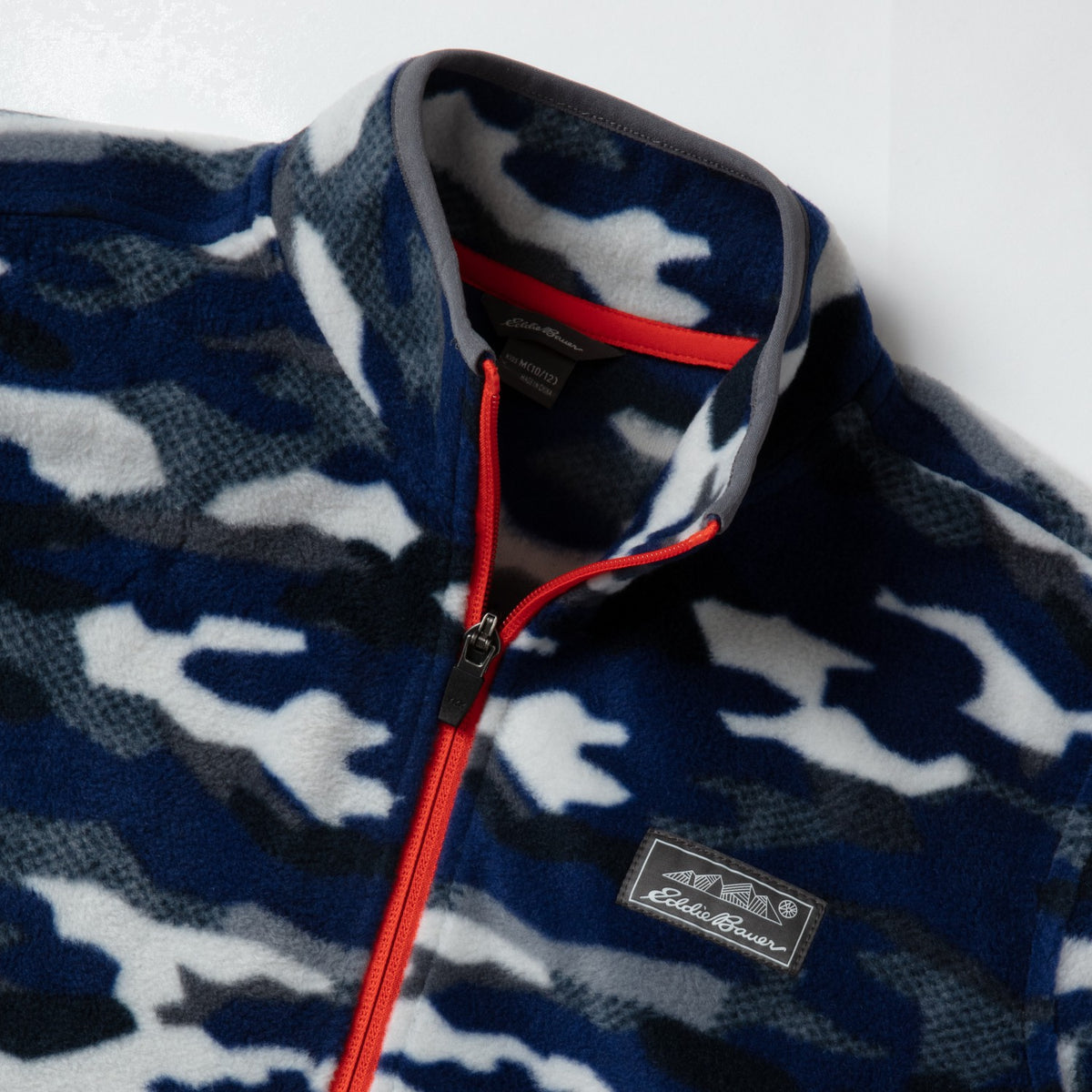 Kids Boys Quest Fleece Full-Zip - Camo | Eddie Bauer