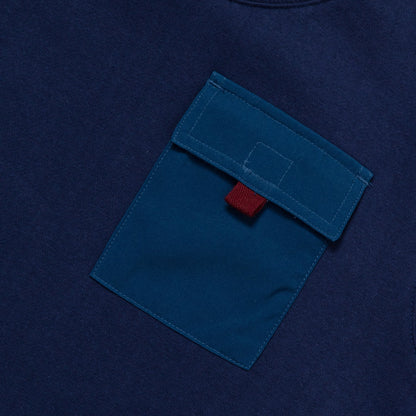 Kids Boys Camp Fleece Pocket Crewneck | Eddie Bauer