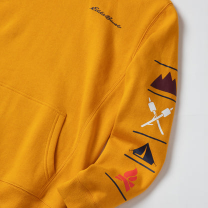 Kids Boys Graphic Camp Fleece Hoodie | Eddie Bauer