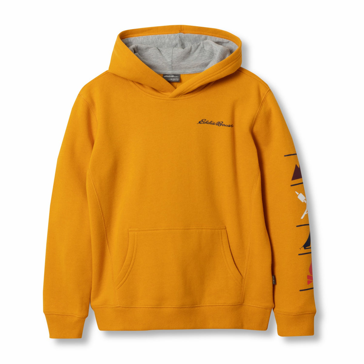 Kids Boys Graphic Camp Fleece Hoodie | Eddie Bauer