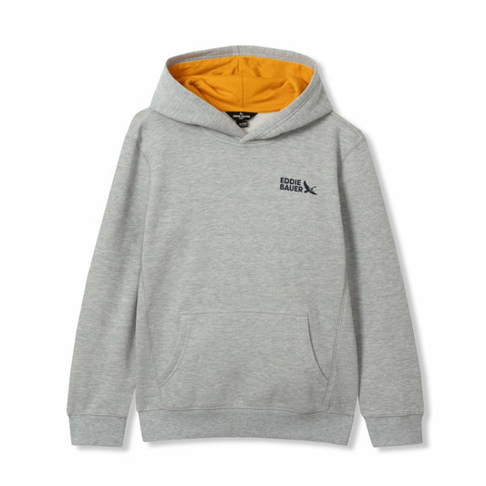 Kids Boys Graphic Camp Fleece Hoodie | Eddie Bauer
