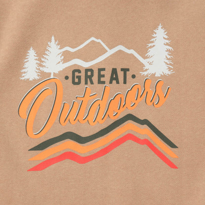 Kids Boys Graphic Camp Fleece Hoodie | Eddie Bauer