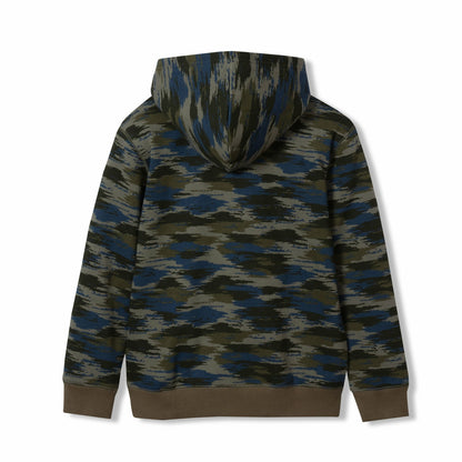Kids Boys Graphic Camp Fleece Hoodie | Eddie Bauer