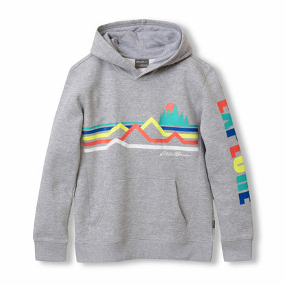 Kids Boys Graphic Camp Fleece Hoodie | Eddie Bauer