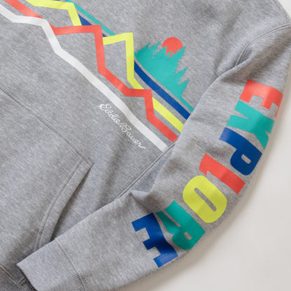 Kids Boys Graphic Camp Fleece Hoodie | Eddie Bauer