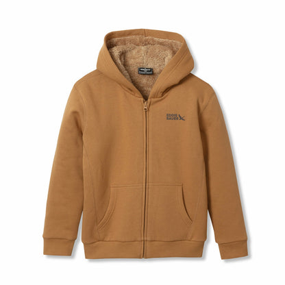 Kids Boys Camp Fleece Faux Shearling Hoodie | Eddie Bauer