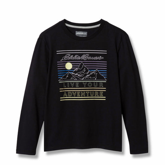 Kids Boys Graphic Long-Sleeve T-Shirt | Eddie Bauer