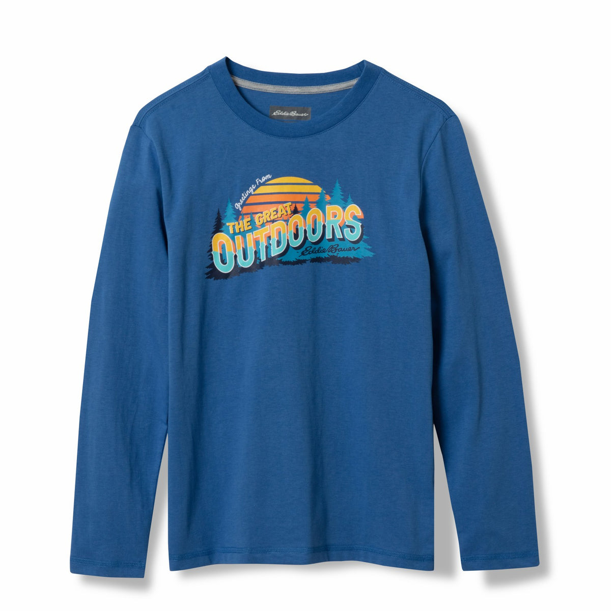 Kids Boys Graphic Long-Sleeve T-Shirt | Eddie Bauer