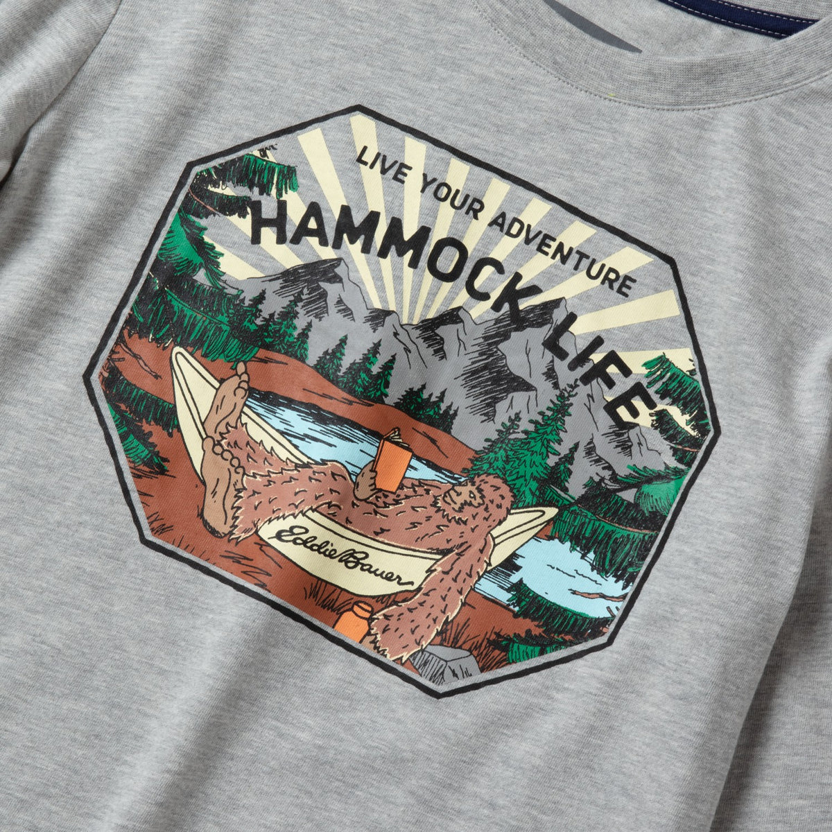 Kids Boys Graphic Long-Sleeve T-Shirt | Eddie Bauer