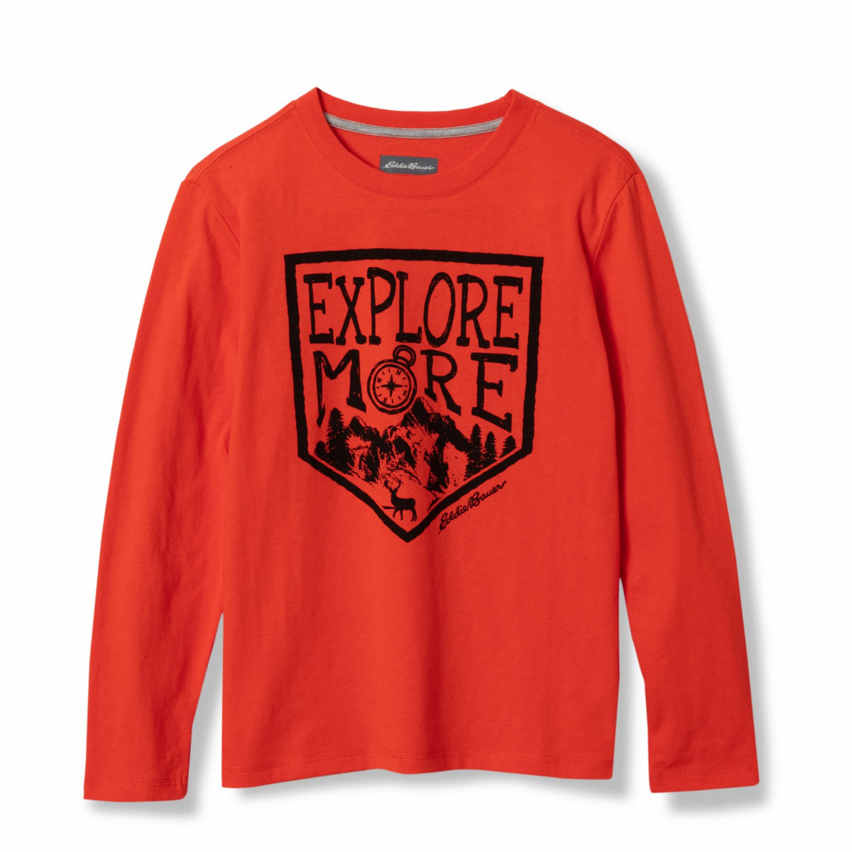 Kids Boys Graphic Long-Sleeve T-Shirt | Eddie Bauer