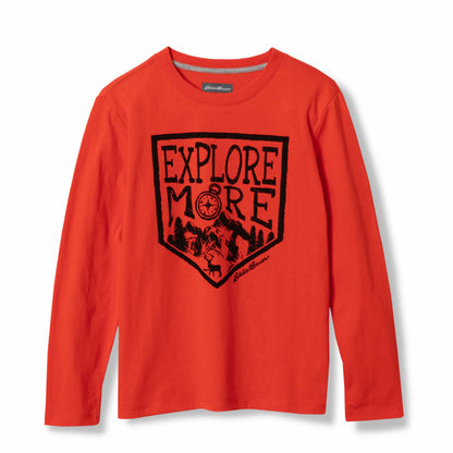 Kids Boys Graphic Long-Sleeve T-Shirt | Eddie Bauer