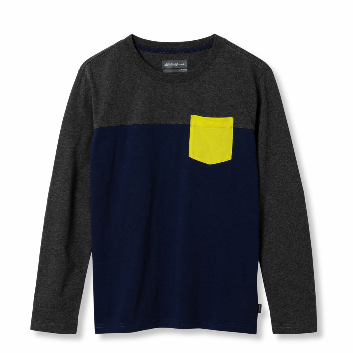 Kids Boys Territory Long-Sleeve Pocket T-Shirt | Eddie Bauer