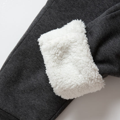 Kids Boys Camp Fleece Faux Shearling-Lined Jogger Pants | Eddie Bauer