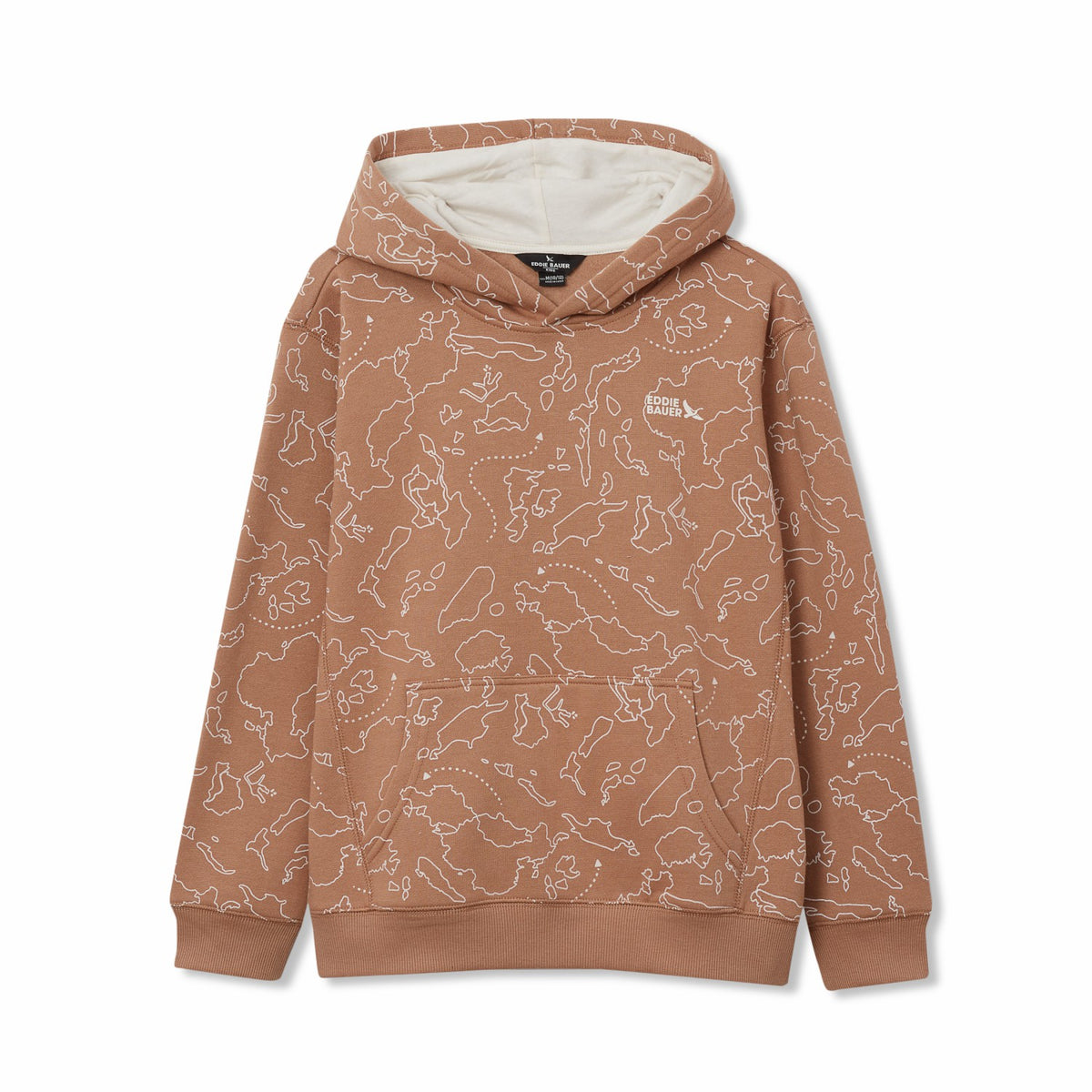 Boys Graphic Camp Fleece Hoodie | Eddie Bauer