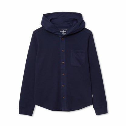 Boys Basin Thermal Hooded Button Down | Eddie Bauer