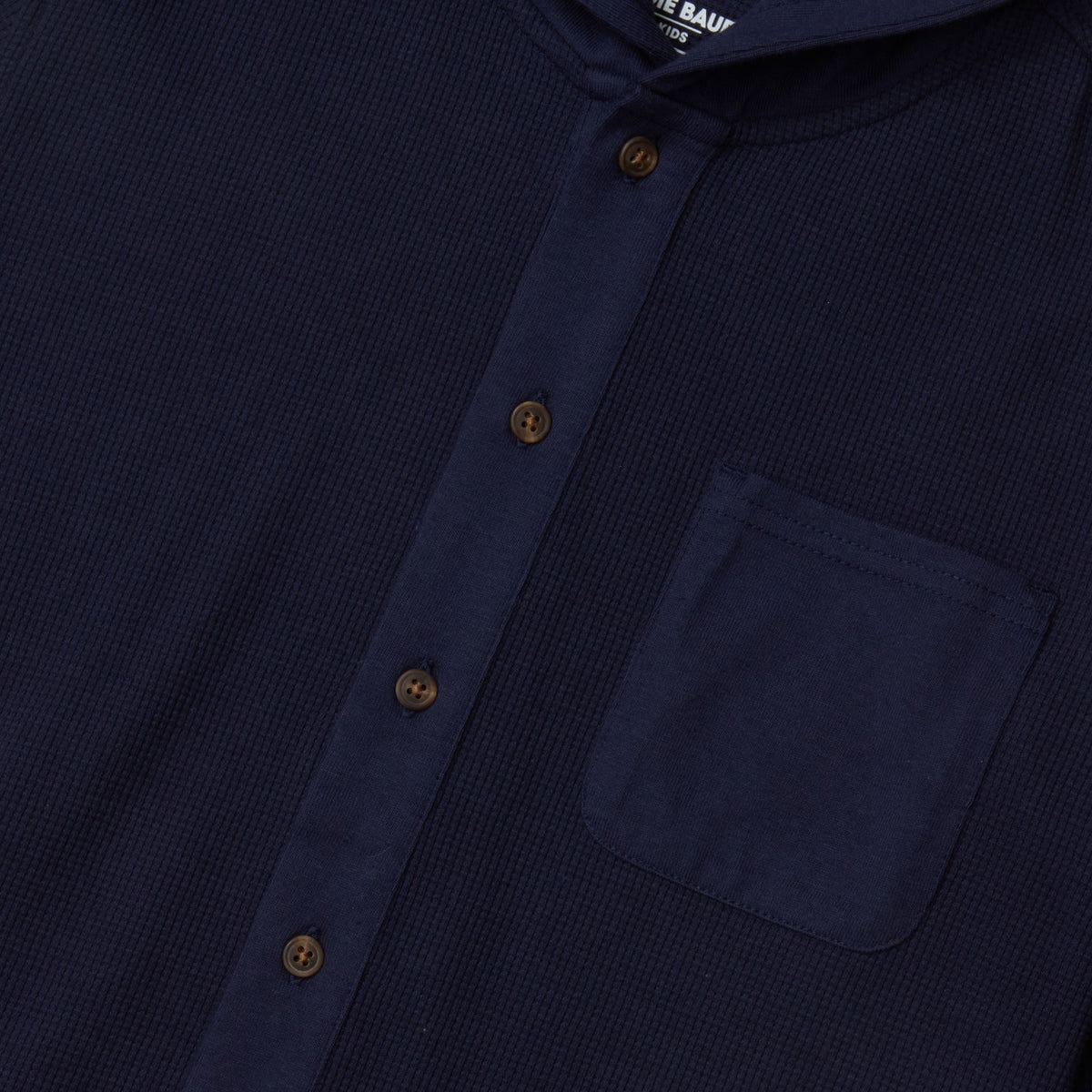 Boys Basin Thermal Hooded Button Down | Eddie Bauer