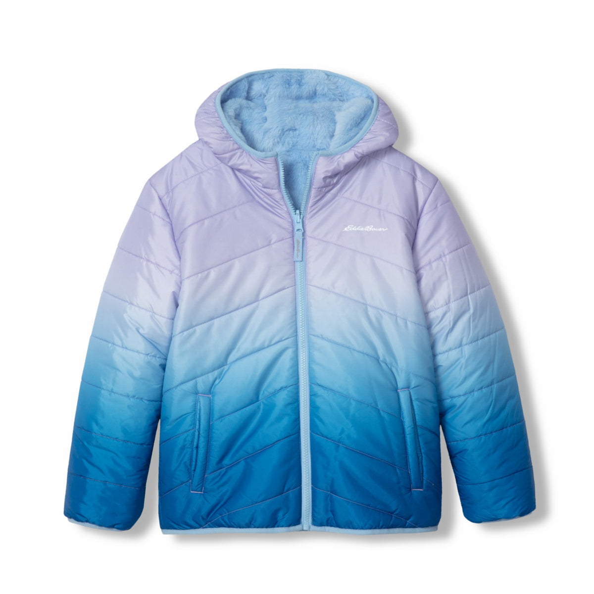 Kids Girls Deer Harbor Reversible Hooded Jacket | Eddie Bauer