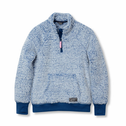 Kids Girls Fireside Plush 1/4 Zip | Eddie Bauer