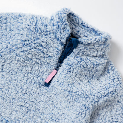 Kids Girls Fireside Plush 1/4 Zip | Eddie Bauer