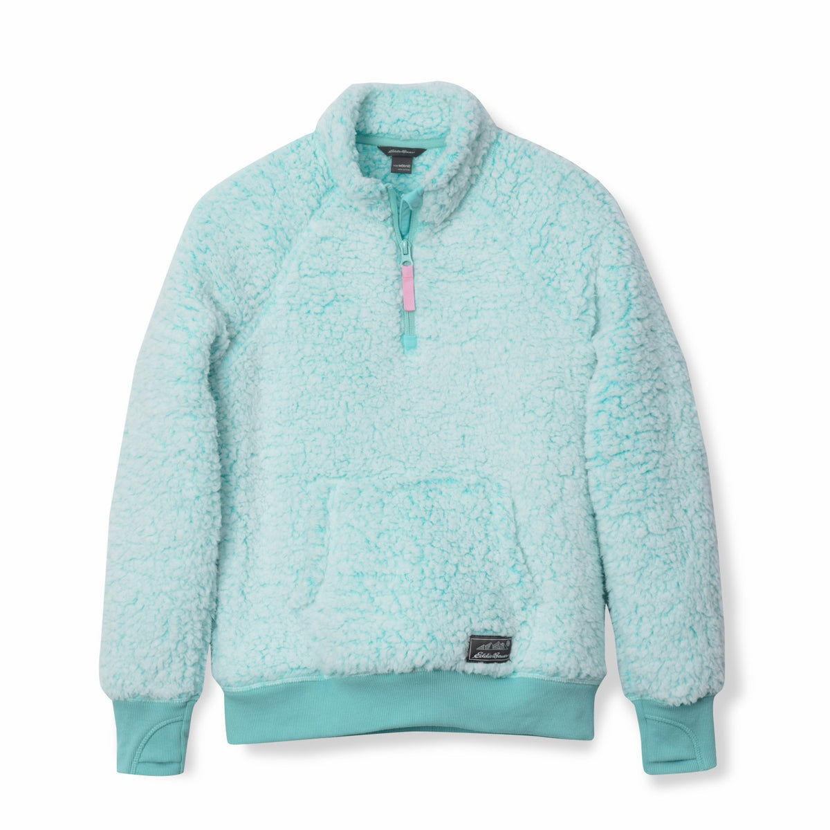 Kids Girls Fireside Plush 1/4 Zip | Eddie Bauer