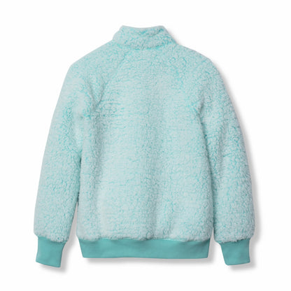 Kids Girls Fireside Plush 1/4 Zip | Eddie Bauer