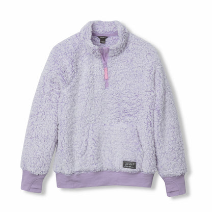 Kids Girls Fireside Plush 1/4 Zip | Eddie Bauer