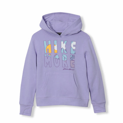 Kids Girls Graphic Camp Fleece Hoodie | Eddie Bauer