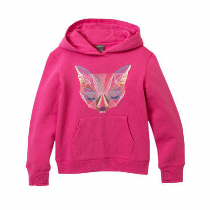 Kids Girls Graphic Camp Fleece Hoodie | Eddie Bauer