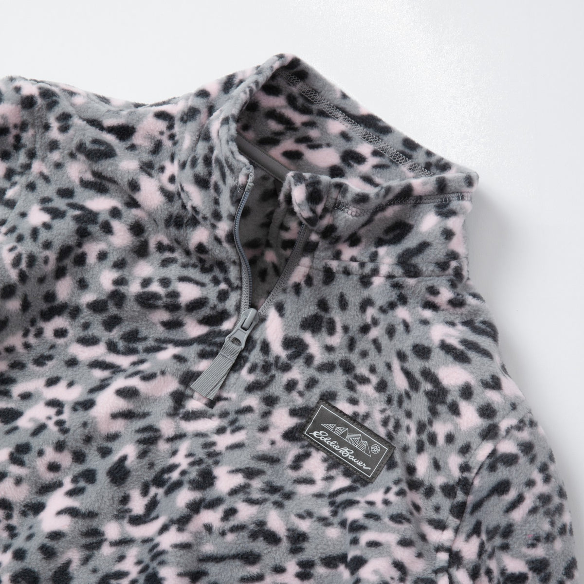 Kids Girls Quest Fleece 1/4-Zip - Print | Eddie Bauer