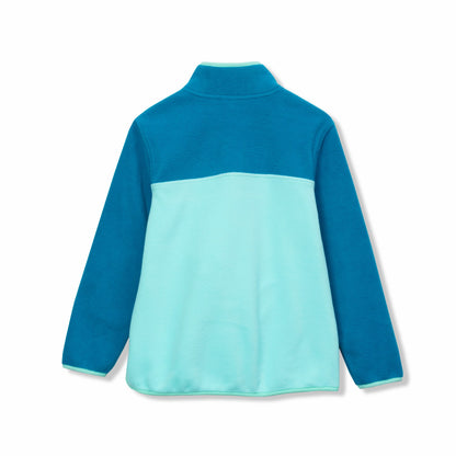 Kids Girls Quest Fleece Snap Neck Pullover | Eddie Bauer