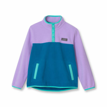 Kids Girls Quest Fleece Snap Neck Pullover | Eddie Bauer