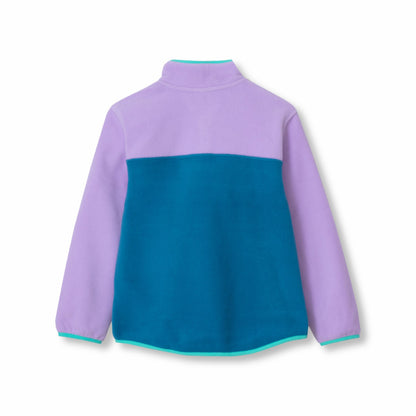 Kids Girls Quest Fleece Snap Neck Pullover | Eddie Bauer