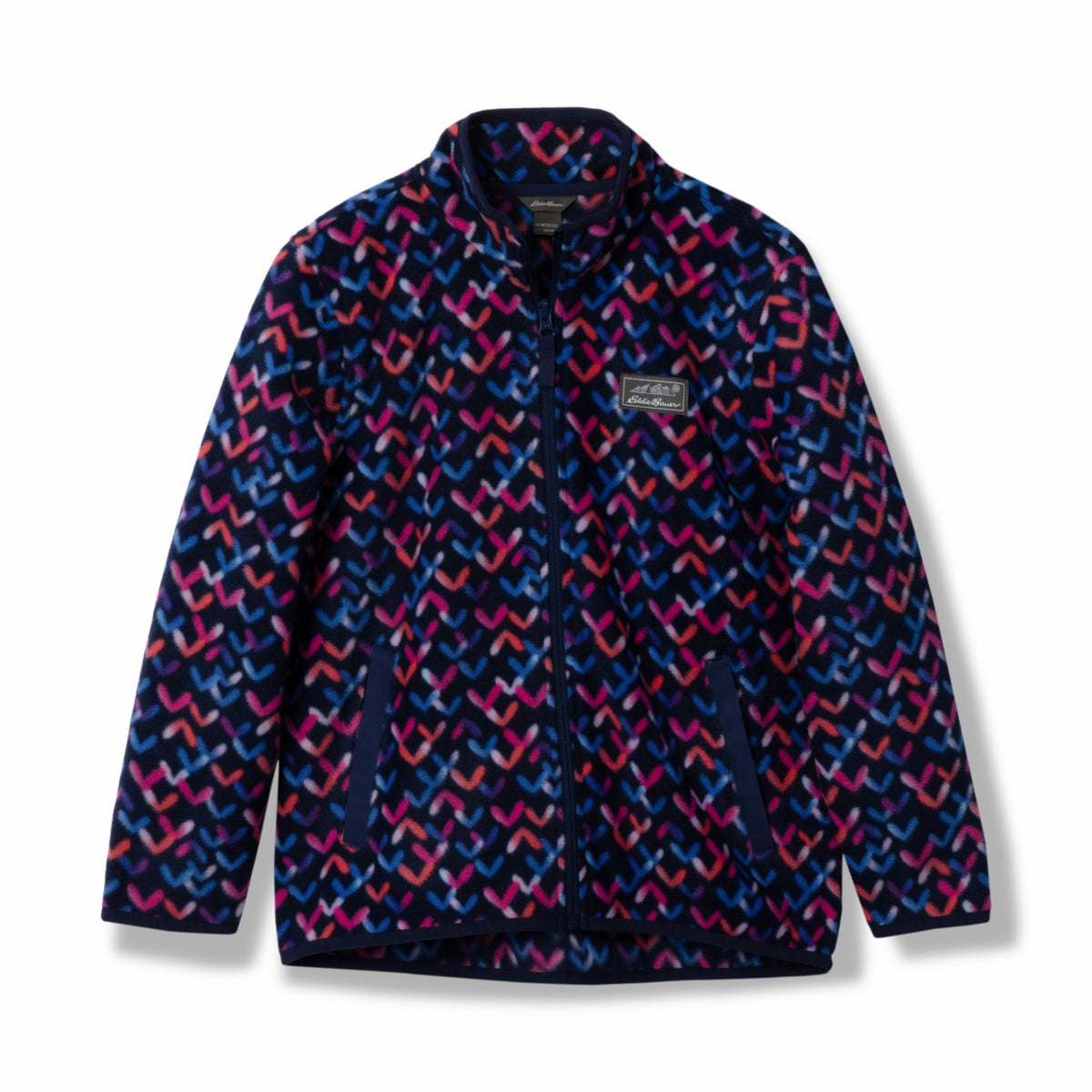Kids Girls Quest Fleece Full Zip Jacket - Print | Eddie Bauer