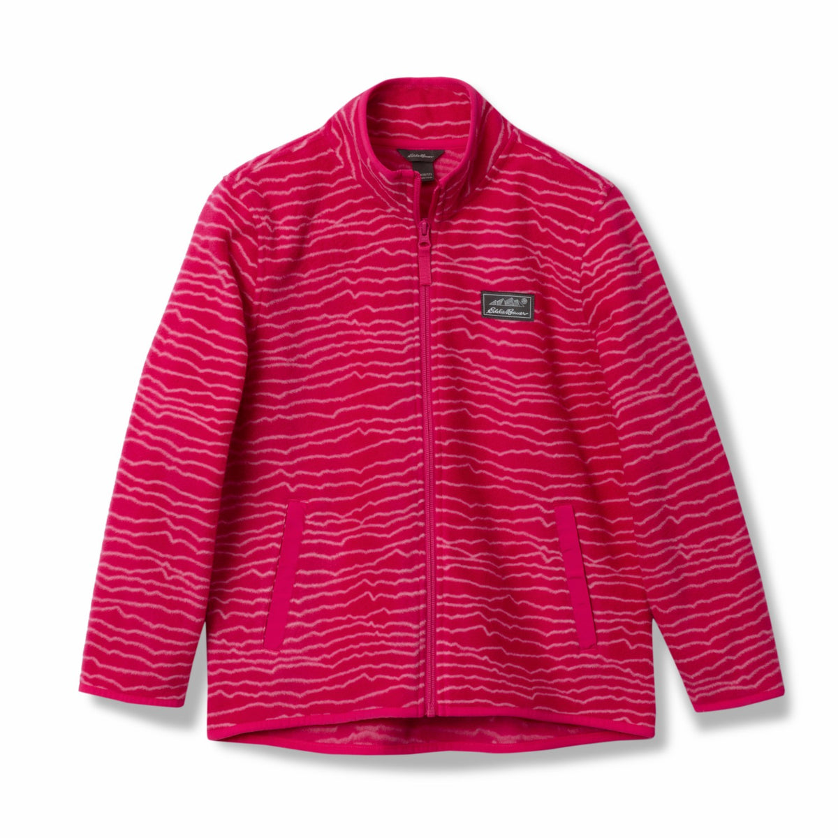 Kids Girls Quest Fleece Full Zip Jacket - Print | Eddie Bauer