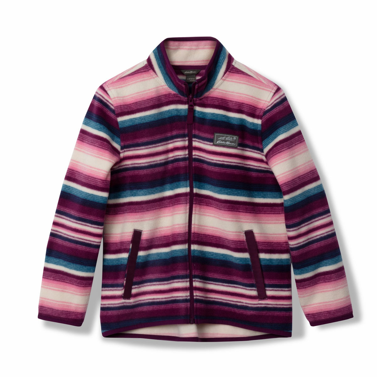 Kids Girls Quest Fleece Full Zip Jacket - Print | Eddie Bauer