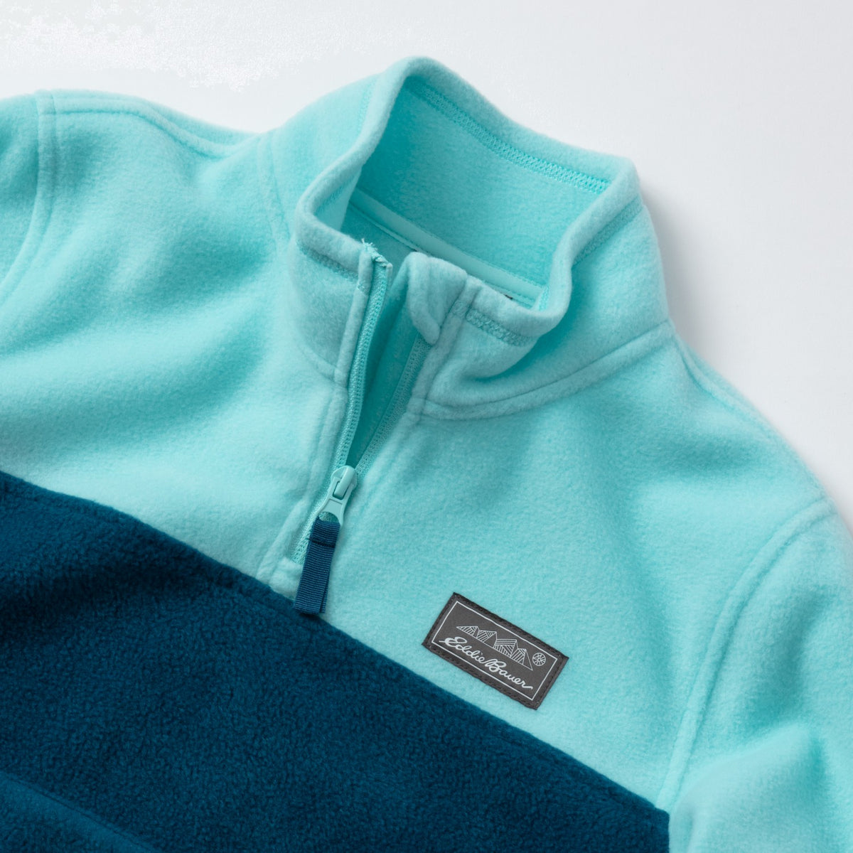 Kids Girls Quest Fleece 1/4-Zip - Colorblock | Eddie Bauer