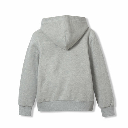 Kids Girls Camp Fleece Faux Shearling-Lined Hoodie | Eddie Bauer