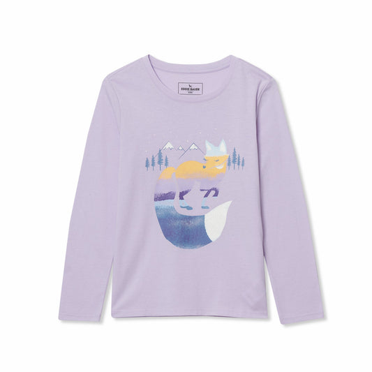 Girls Graphic Long Sleeve Tee | Eddie Bauer