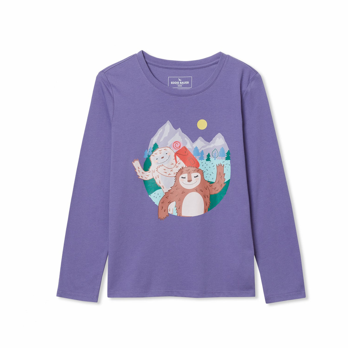 Girls Graphic Long Sleeve Tee | Eddie Bauer