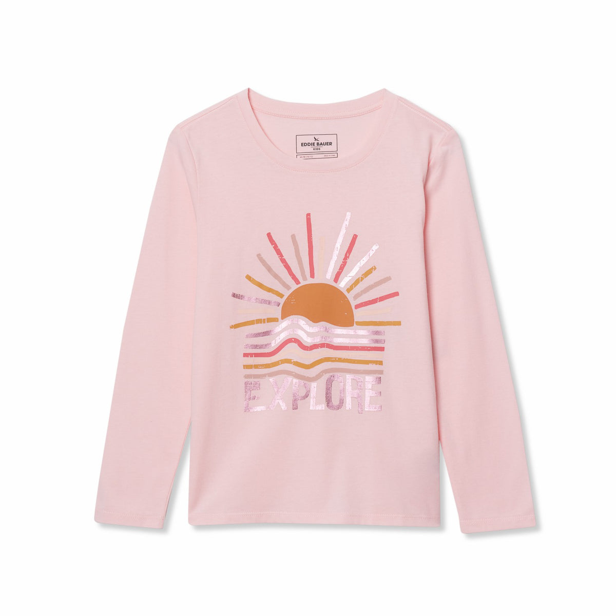 Girls Graphic Long Sleeve Tee | Eddie Bauer