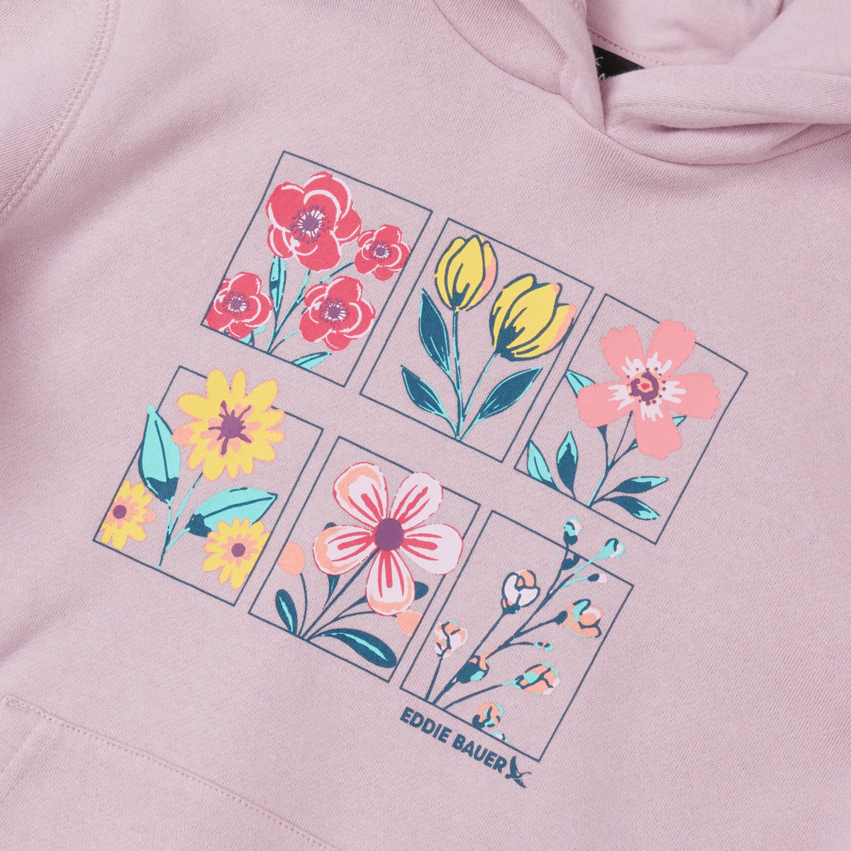 Girls Graphic Camp Fleece Hoodie | Eddie Bauer