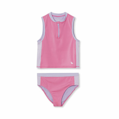 Girls Sea Spray 2 PC Ribbed Tankini | Eddie Bauer