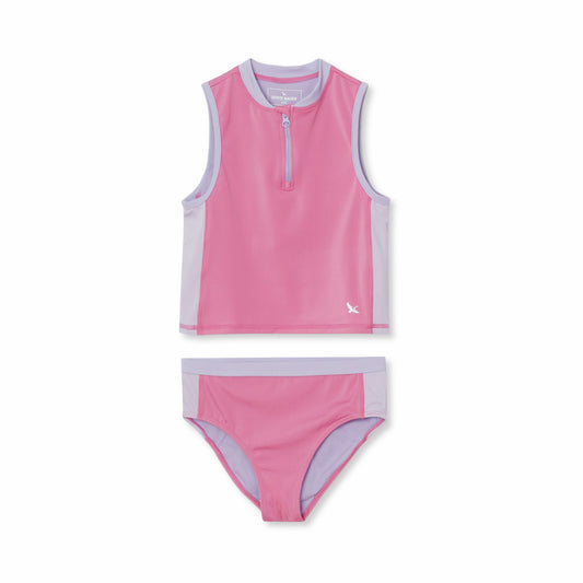 Girls Sea Spray 2 PC Ribbed Tankini | Eddie Bauer