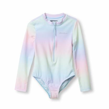 Kids Girls Sea Spray Ls One Piece Swimsuit | Eddie Bauer