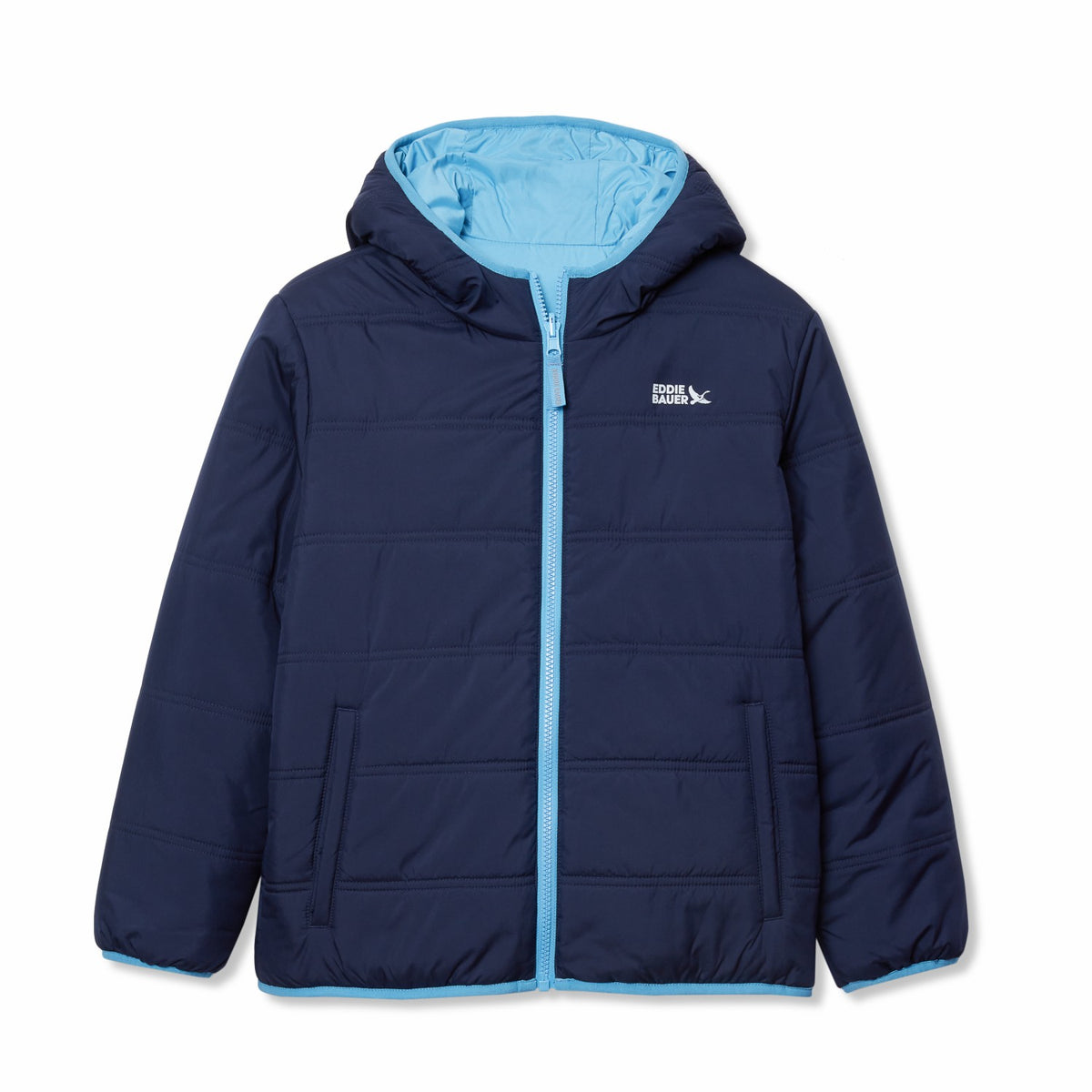 Girls Deer Harbor Reversible Hooded Jacket | Eddie Bauer