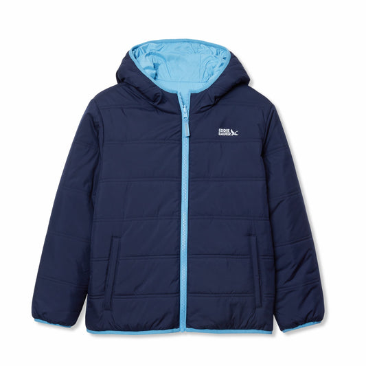 Girls Deer Harbor Reversible Hooded Jacket | Eddie Bauer