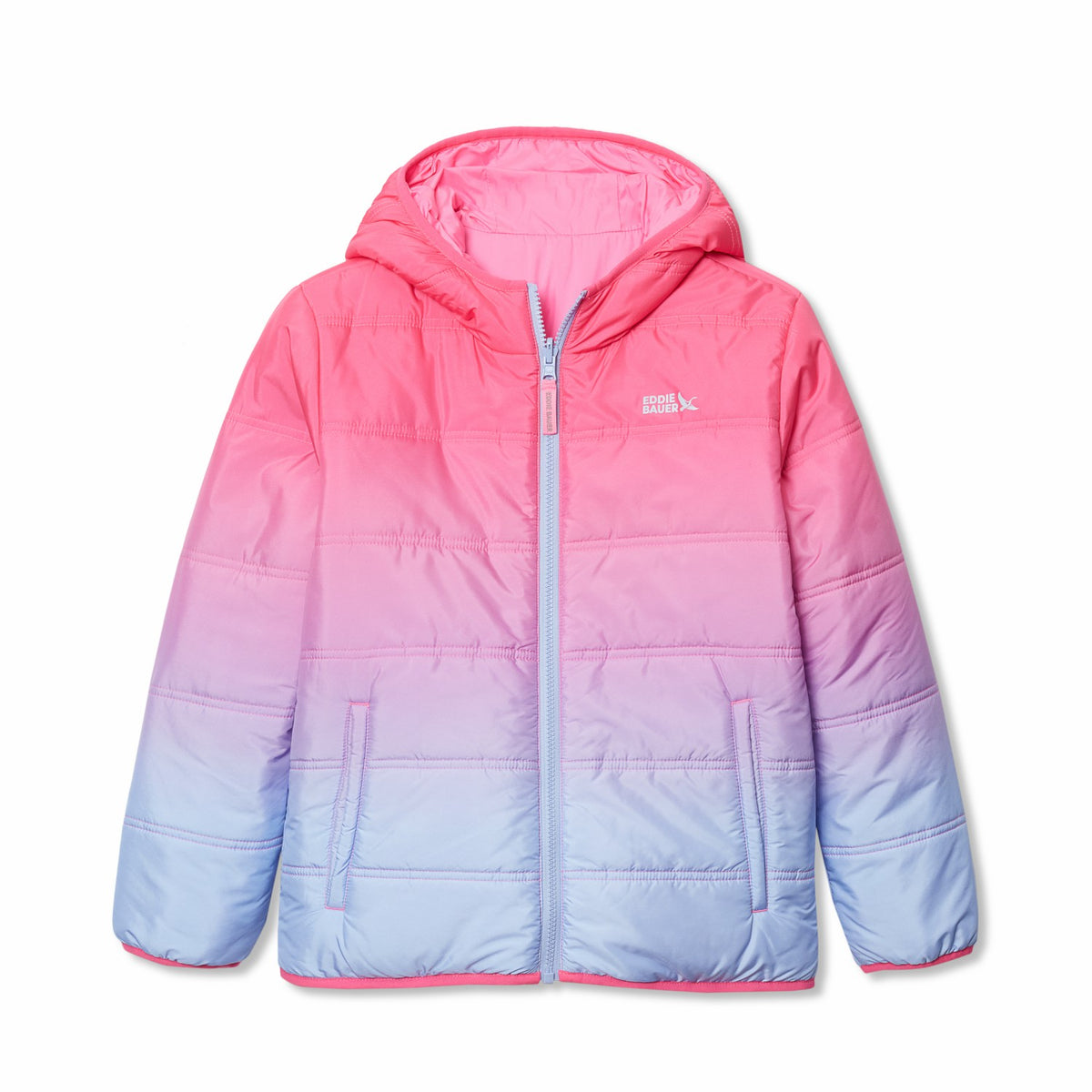 Girls Deer Harbor Reversible Hooded Jacket | Eddie Bauer