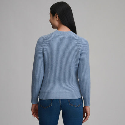 Women's Solid Mock-Neck Sweater | Eddie Bauer