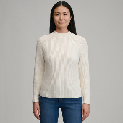 Women's Solid Mock-Neck Sweater | Eddie Bauer