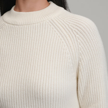 Women's Solid Mock-Neck Sweater | Eddie Bauer